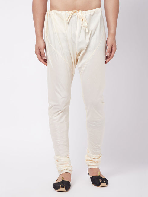 Men's Cream Viscose Pyjama