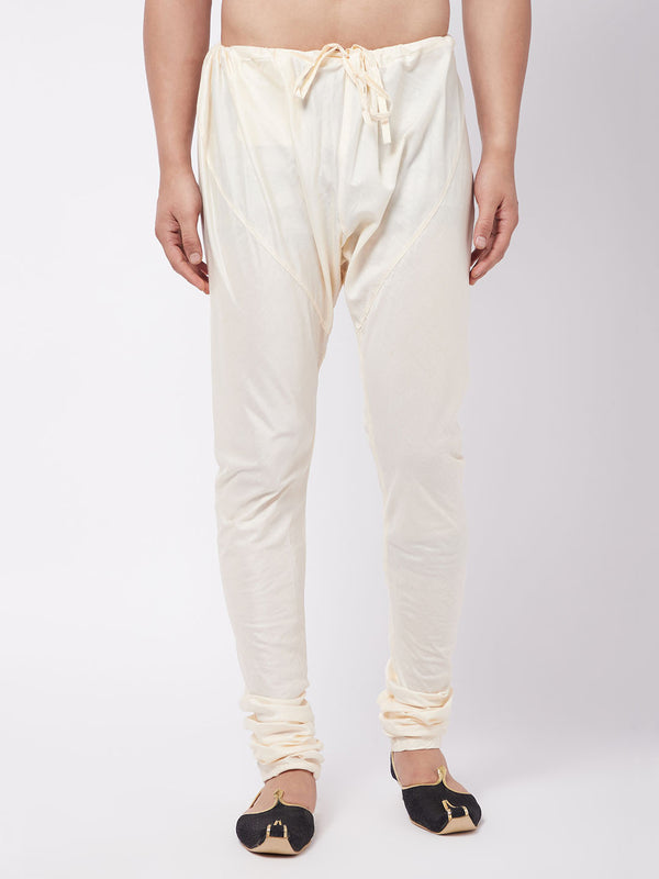 Men's Cream Viscose Pyjama