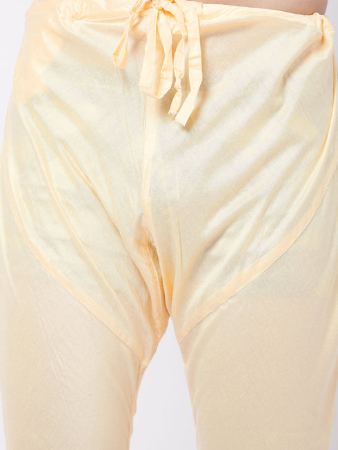 Men's Gold Viscose Pyjama