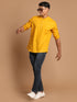 Men's Mustard Short Cotton Kurta