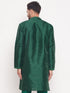 Men's Green Sequin Kurta
