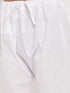 Men's Black And White Cotton Blend Pathani Suit Set