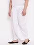 Men's Plus Size Pure Cotton White Traditional Dhoti