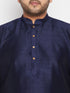 Men's Plus Size Maroon Zari Weaved Nehru Jacket With Kurta Pyjama Set
