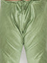 Men's Plus Size Mint Green Silk Blend Kurta Pyjama Set