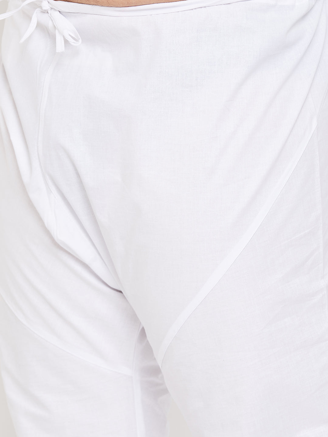 Men's Plus Size Mustard Cotton Kurta And Pyjama Set