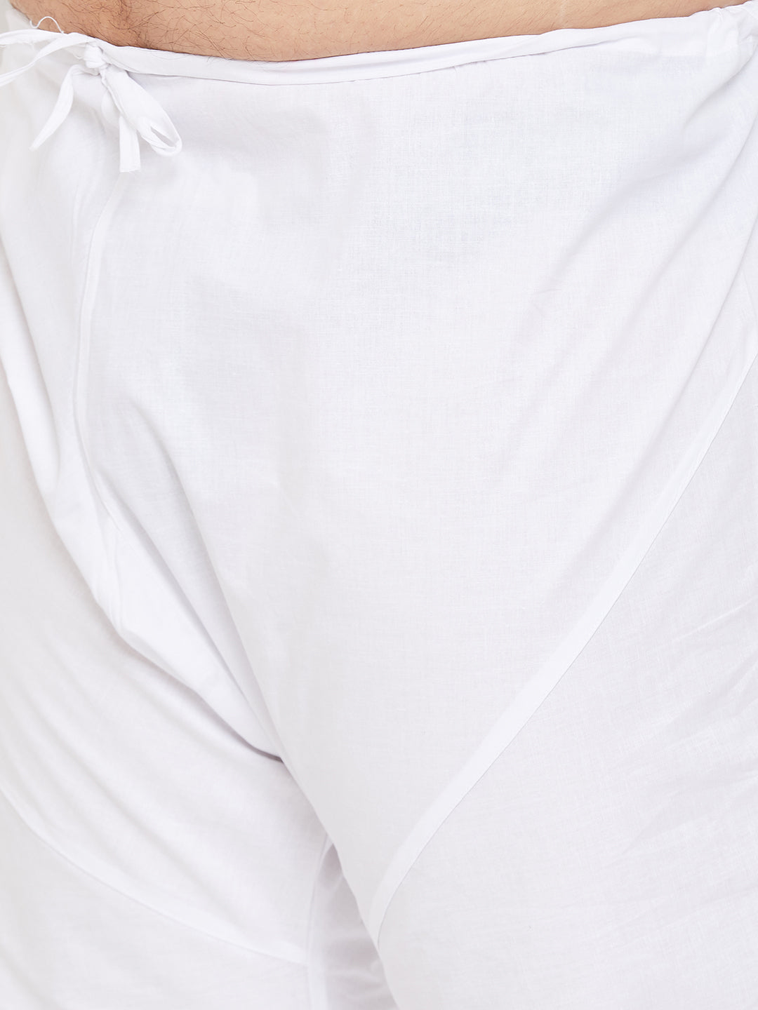 Men's Plus Size Navy Blue Cotton Kurta And Pyjama Set