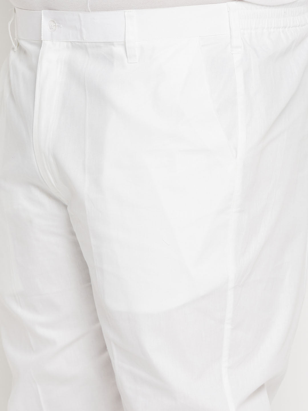 Men's Plus Size Purple Cotton Kurta And Cotton Pant Style Pyjama Set