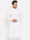 Men's Plus Size White Cotton Kurta