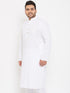 Men's Plus Size White Cotton Kurta