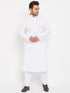Men's Plus Size White Cotton Kurta