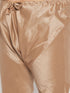 Men's Plus Size Gold Zari Weaved Kurta Pyjama Set
