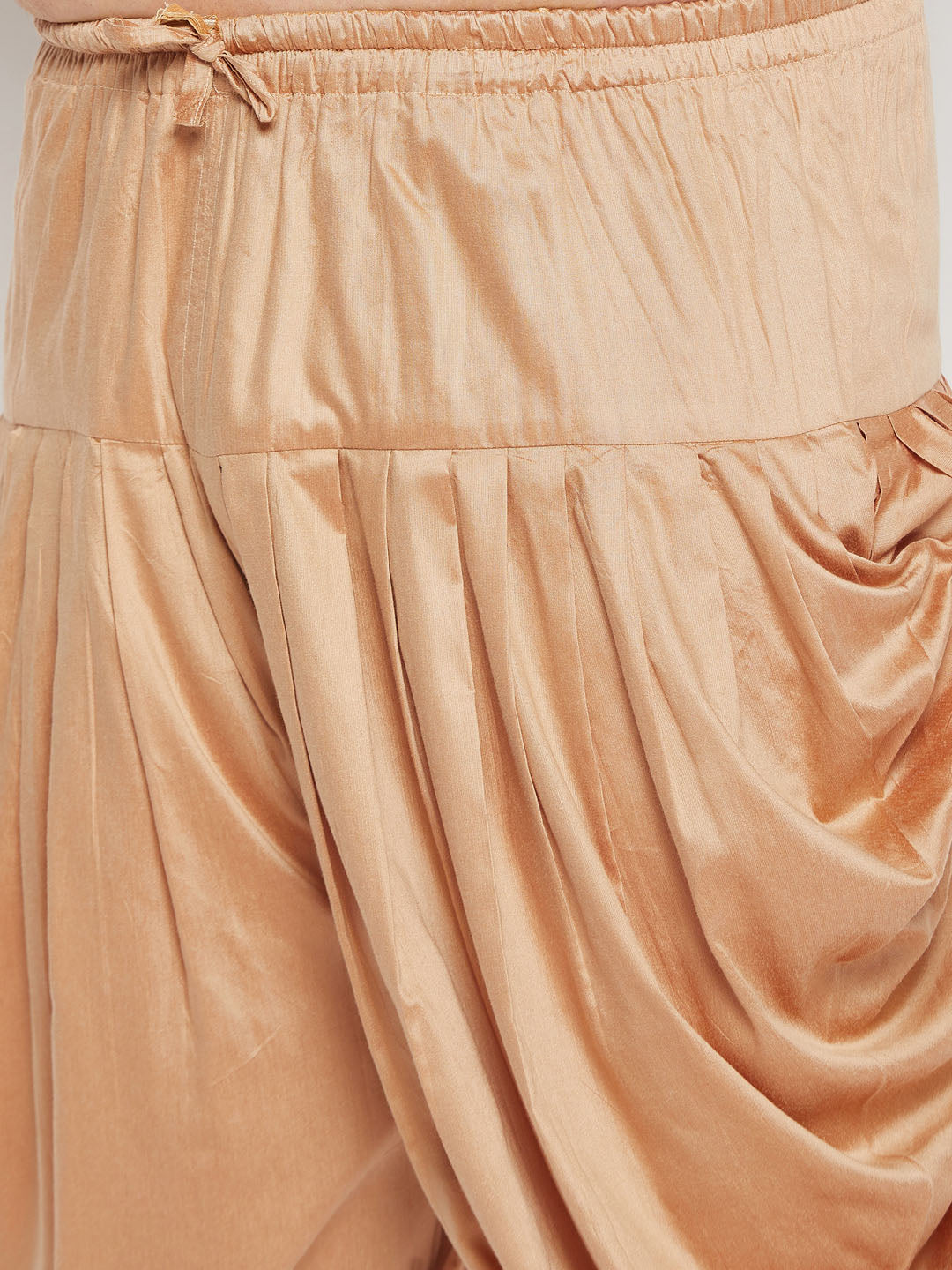 Men's Plus Size Maroon Zari Weaved Kurta Dhoti Set