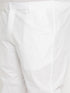 Men's Plus Size Pink Chikankari Embroidered Kurta And White Cotton Pant Style Pyjama Set