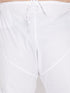 Men's Plus Size Pink Chikankari Embroidered Kurta And White Pyjama Set