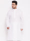 Men's Plus Size White Cotton Kurta