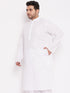 Men's Plus Size White Cotton Kurta