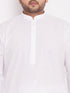 Men's Plus Size White Cotton Kurta