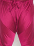 Men's Plus Size Fushia Pink Viscose Blend Kurta Pyjama Set