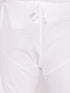 Men's Plus Size White Solid Pure Cotton Relaxed-Fit Pyjama