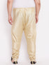 Men's Plus Size Gold Cotton Silk Blend Pyjama