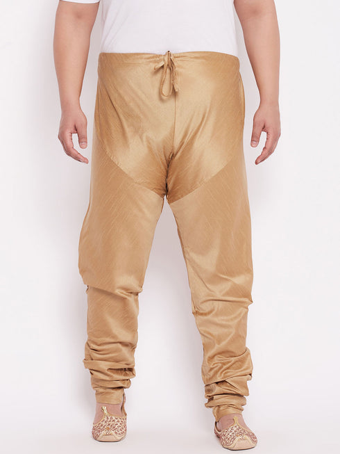 Men's Plus Size Rose Gold Cotton Silk Blend Pyjama