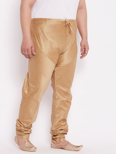 Men's Plus Size Rose Gold Cotton Silk Blend Pyjama