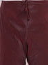 Vastramay Men's Plus Size Wine Silk Blend Pyjama