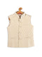 Sishu Boy's Cream Woven Design Nehru Jacket