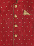 Sishu Boy's Navy Blue Kurta With Rose Gold Dhoti Pants & Maroon Nehru Jacket