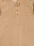 Sishu Boy's Gold-Toned & Blue Kurta With Pyjama & Nehru Jacket