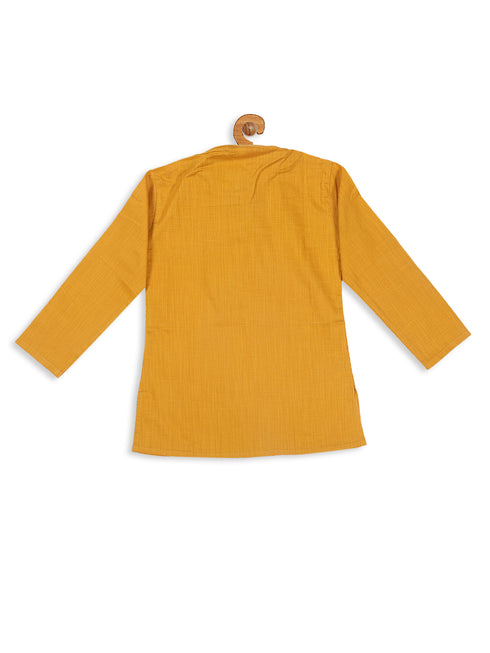 Sishu Boy's Mustard Kurta