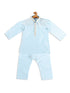 Sishu Boy's' Aqua Blue Viscose Kurta And Pyjama Set