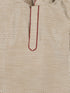 Sishu Boy's Beige Kurta With Pyjama Set