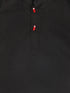 Boy's Black Kurta With White Pyjama Set
