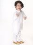 Boy's White Pure Cotton Kurta