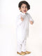 Boy's White Pure Cotton Kurta Pyjama Set