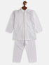 Boy's White Pure Cotton Kurta Pyjama Set