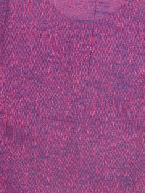 Sishu Boy's' Purple Cotton Kurta And White Pyjama Set