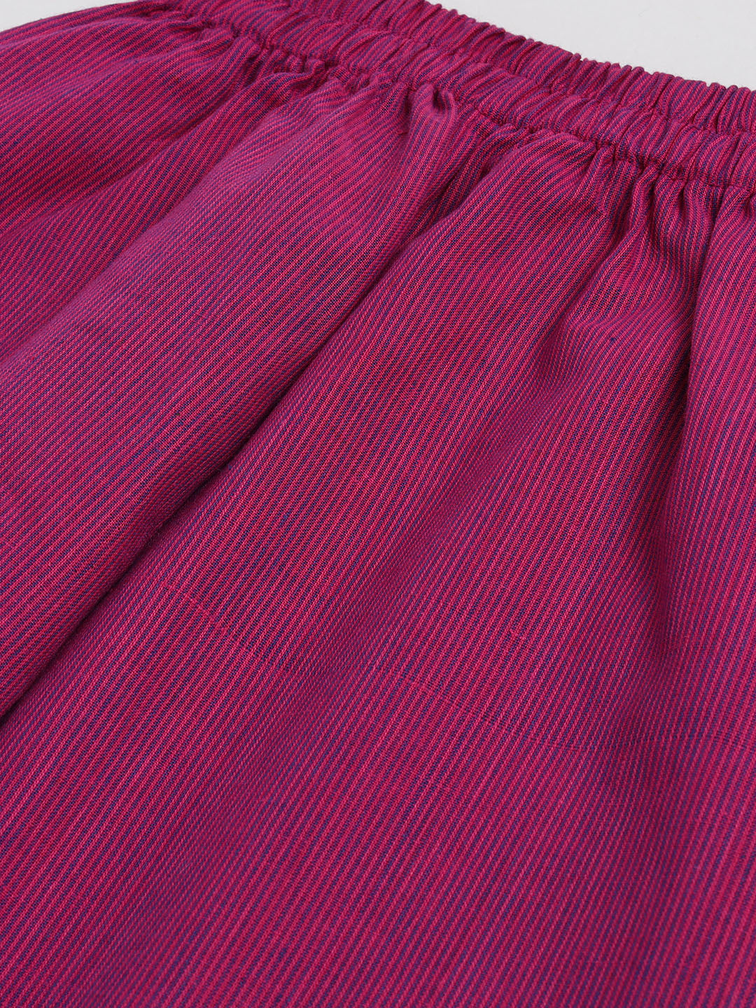 Sishu Boy's Green And Magenta Floral Printed Cotton Kurta Pyjama Set