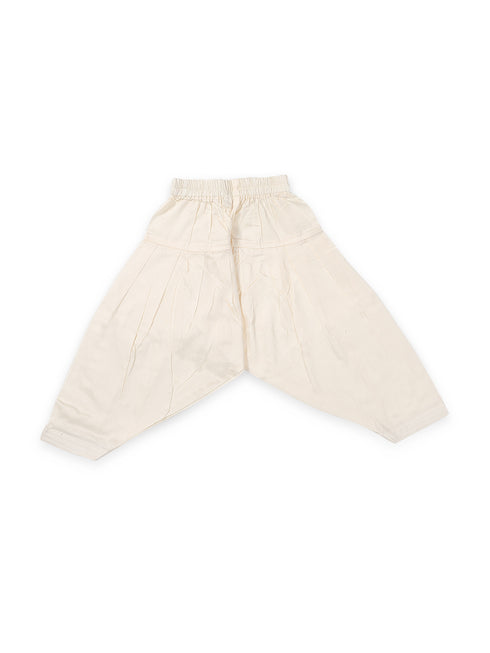 Boy's Black Pathani Kurta With Patiala Set