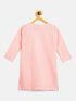 Sishu Girl's' Pink Viscose Kurta And Straight Pant Set