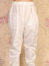 Girl's White Mirror Kurta Pyjama Set
