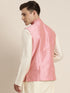 Men's Onion Pink Ethnic Jacket