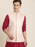 Men's Pink Ethnic Jacket