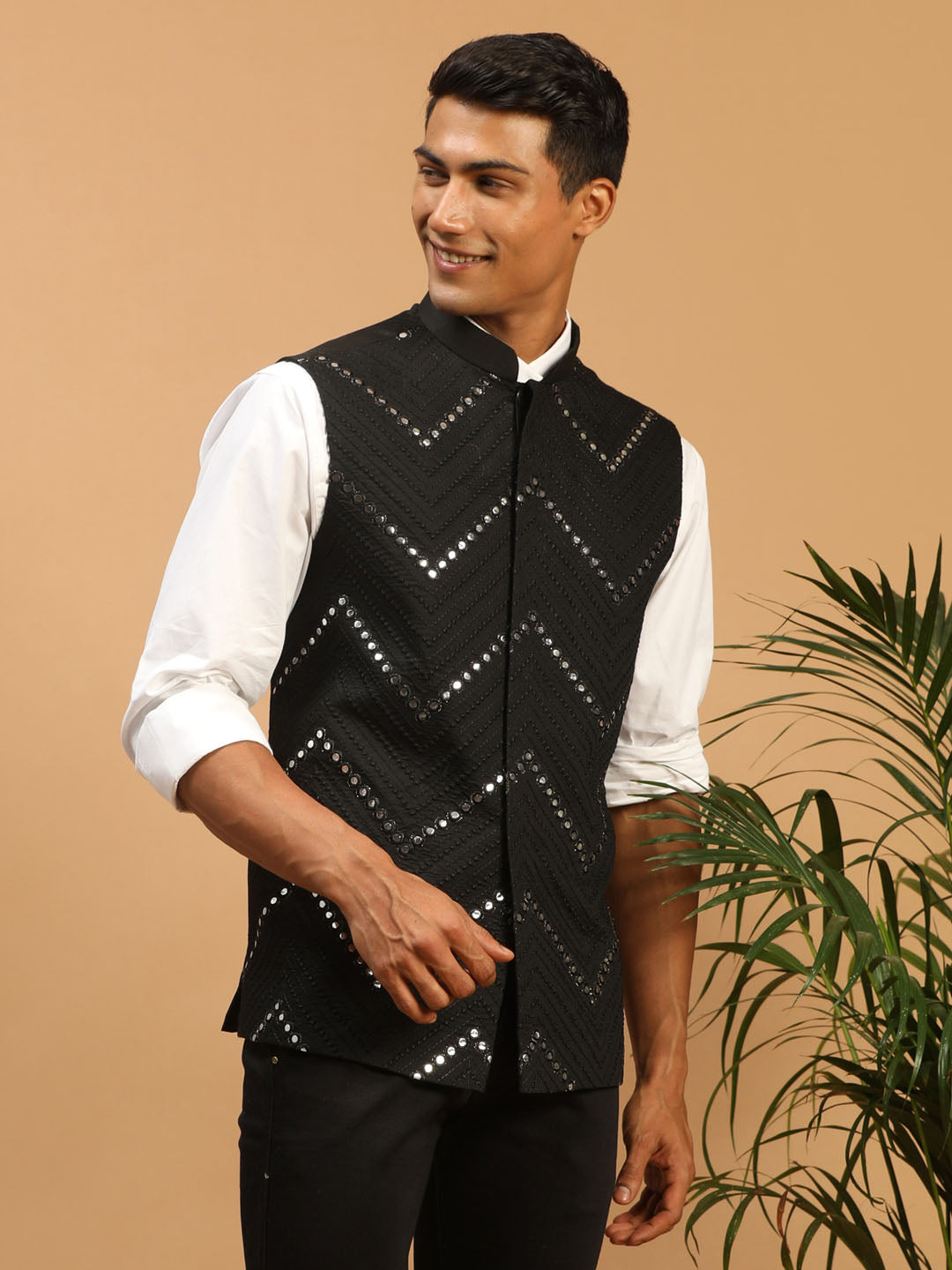 Men's Black Mirror Jacket
