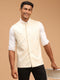 Men's Cream Mirror Jacket