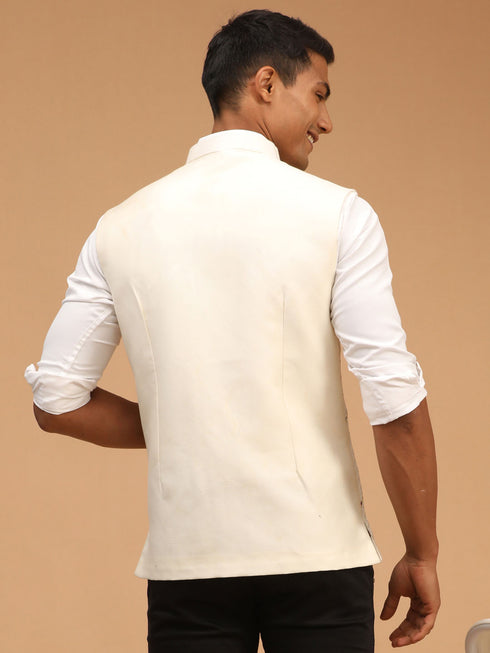 Men's Cream Mirror Jacket