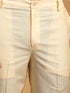 Men's Cream Mirror Jacket With Kurta Pant Set