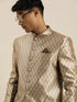 Men's Coffee Ethnic Woven Jodhpuri